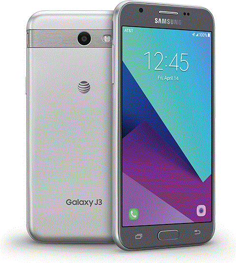 buy Cell Phone Samsung Galaxy J3 SM-J327A - Silver - click for details